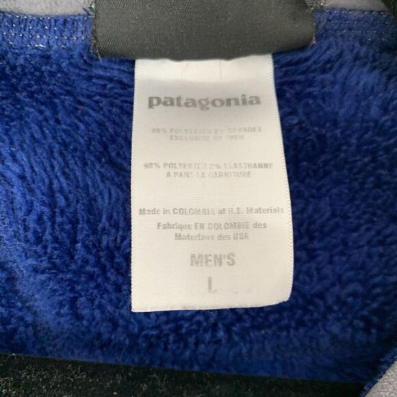 Patagonia R3 Hi Loft Regulator Fleece Blue Full Zip Polartec Jacket Mens L Hike - Picture 5 of 12